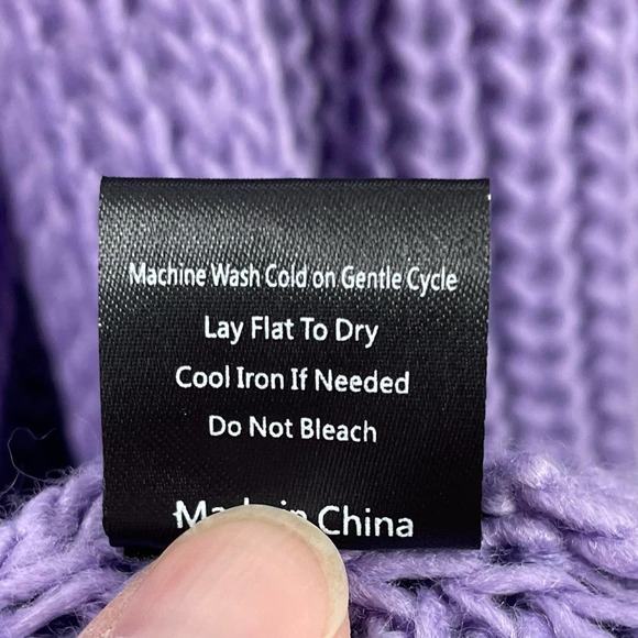 POL S Caroline Cardigan Lavender SMST78 Balloon Sleeve Long Line - Picture 7 of 8